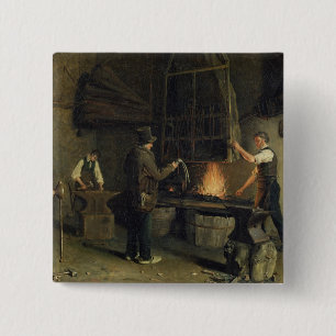 Innenraum der Schmiede, 1837 Button