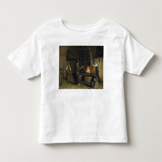 Innenraum der Schmiede, 1837 Kleinkind T-shirt (Vorderseite)