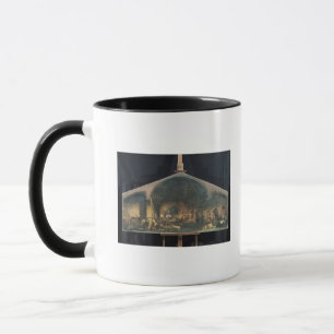 Innenraum der Schmiede bei Fourchambault Tasse
