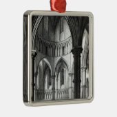 Innenraum der Tempel-Kirche Silbernes Ornament (Rechts)