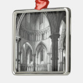 Innenraum der Tempel-Kirche Silbernes Ornament (Links)