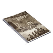 Innenraum der Werkstatt eines Töpfers, von Volumen Notizblock (Rechte Seite)