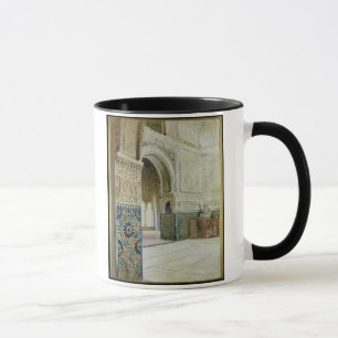 Innenraum des Alhambras, Granada (w/c) Tasse