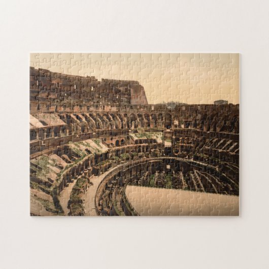 Innenraum des Colosseum, Rom, Italien Puzzle (Horizontal)