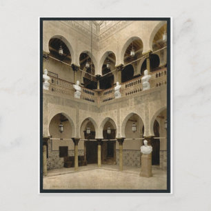 Innenraum des Gouverneurs-Palastes, Algier, Algeri Postkarte