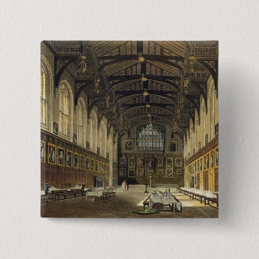 Innenraum des Halls von Christus-Kirche, Button (Vorderseite)