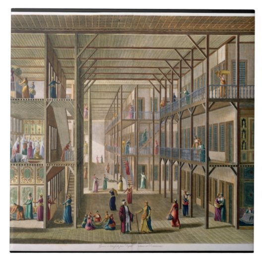 Innenraum des Harems des großen Lords von Constan Fliese (Vorderseite)