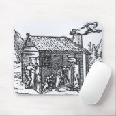 Innenraum des Hauses einer Hexe, 1579 Mousepad (Mit Mouse)
