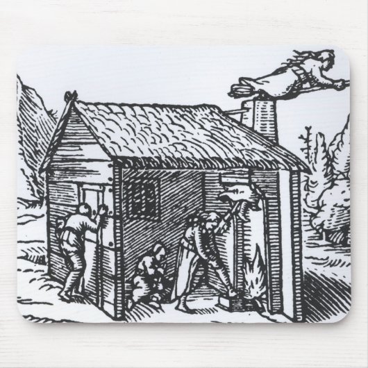 Innenraum des Hauses einer Hexe, 1579 Mousepad (Vorne)