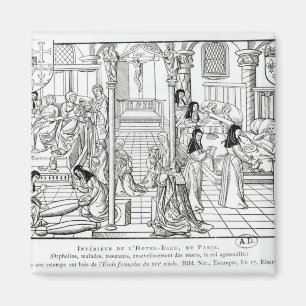 Innenraum des Hotel Dieu Krankenhauses Magnet