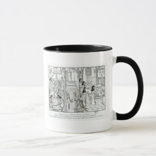 Innenraum des Hotel Dieu Krankenhauses Tasse