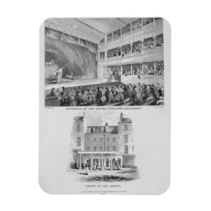 Innenraum des kleinen Theaters, Haymarket in Londo Magnet