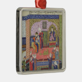 Innenraum des Königs Persiens Palastes Silbernes Ornament (Rechts)