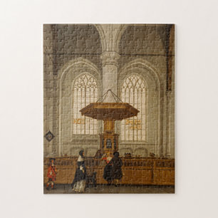 Innenraum des Laurenskerk in Rotterdam, 1662 Puzzle