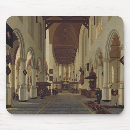 Innenraum des Oude Kerk, Delft, c.1660-70 Mousepad (Vorne)