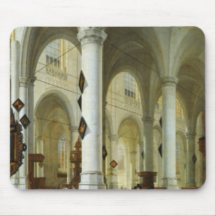 Innenraum des Oude Kerk in Delft Mousepad