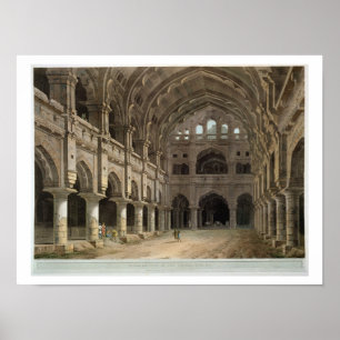 Innenraum des Palastes, Madura, Platte XV von 'Ori Poster