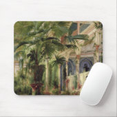 Innenraum des Palmen-Hauses in Potsdam, 1833 Mousepad (Mit Mouse)