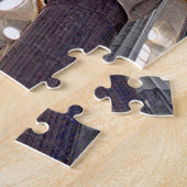 Innenraum des Sagrada Família. Ansicht des Dachs Puzzle (Seite)