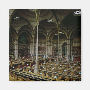 Innenraum des "Salle DES Imprimes", 1868 Magnet
