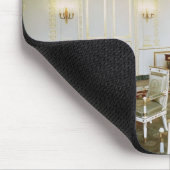 Innenraum des Salons Vert Mousepad (Ecke)