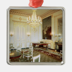 Innenraum des Salons Vert Ornament Aus Metall