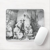 Innenraum des Studios mit Malermalerei Mousepad (Mit Mouse)