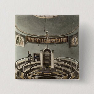 Innenraum des Theaters von Anatomie, Cambridge, Button