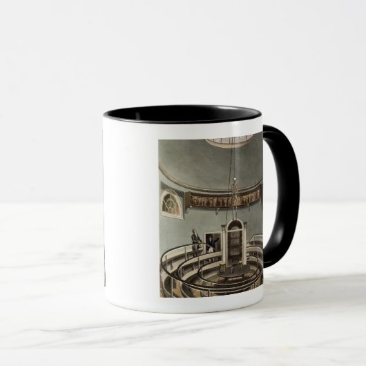Innenraum des Theaters von Anatomie, Cambridge, Tasse (VorderseiteRechts)