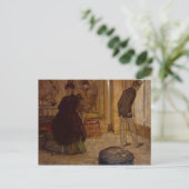 Innenraum Edgar Degass | mit zwei Zahlen, 1869 Postkarte (Stehend Vorderseite)
