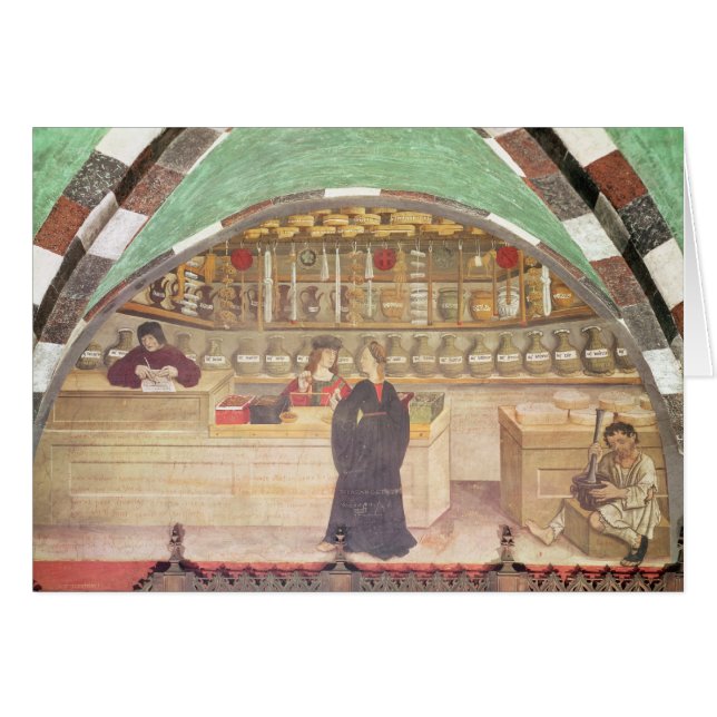 Innenraum einer Apotheke (Vorderseite (Horizontal))