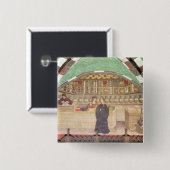 Innenraum einer Apotheke Button (Vorne & Hinten)