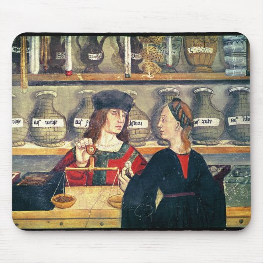 Innenraum einer Apotheke Mousepad (Vorne)