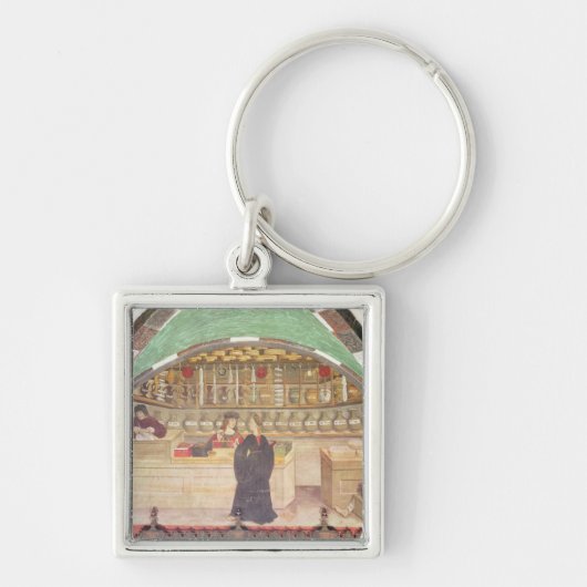 Innenraum einer Apotheke Schlüsselanhänger (Vorne)