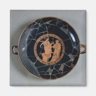 Innenraum einer Dachboden Rotzahl Schale Magnet