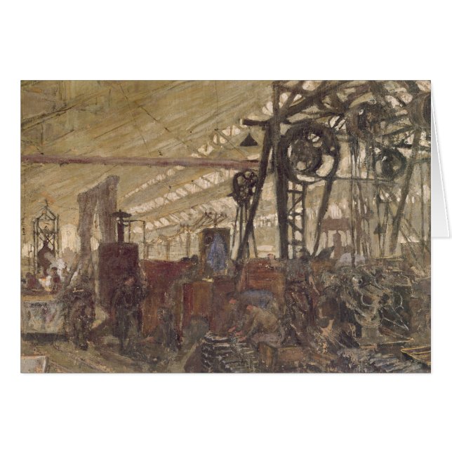 Innenraum einer Munitions-Fabrik, 1916-17 (Vorderseite (Horizontal))