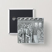 Innenraum einer Schule Button (Vorne & Hinten)