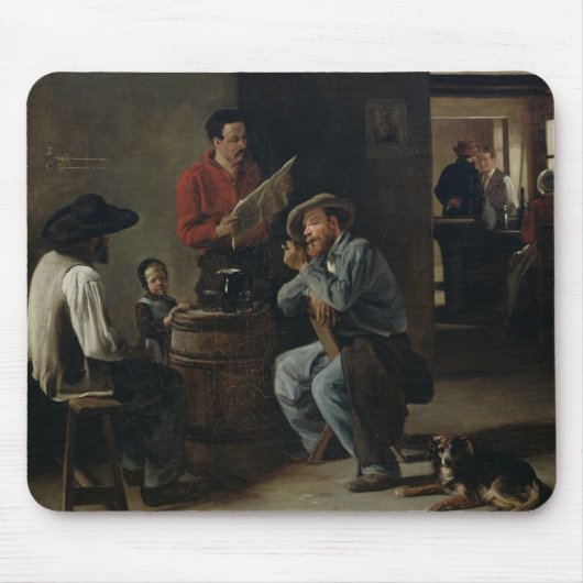 Innenraum einer Taverne, 1859 Mousepad (Vorne)