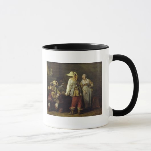 Innenraum eines Gasthauses, 1636 Tasse (Rechts)