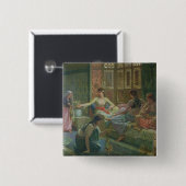 Innenraum eines Harems, c.1865 Button (Vorne & Hinten)