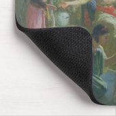 Innenraum eines Harems, c.1865 Mousepad (Ecke)