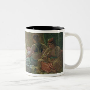 Innenraum eines Harems, c.1865 Zweifarbige Tasse
