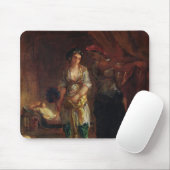 Innenraum eines Harems in Oran, c.1847 Mousepad (Mit Mouse)