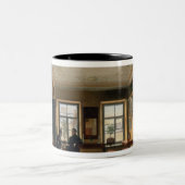 Innenraum eines Herrenhauses, 1830s Zweifarbige Tasse (Mittel)
