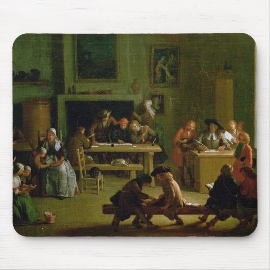 Innenraum eines Klassenzimmers Mousepad (Vorne)