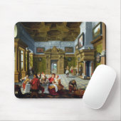 Innenraum eines Palatial Raumes, 1622 (Öl auf Mousepad (Mit Mouse)