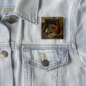 Innenraum eines Studios, 1845 (Öl auf Leinwand) Button (Beispiel)