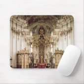 Innenraum, entworfen von Balthasar Neumann 1734-54 Mousepad (Mit Mouse)