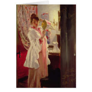 Innenraum mit der Ehefrau des Künstlers, 1889