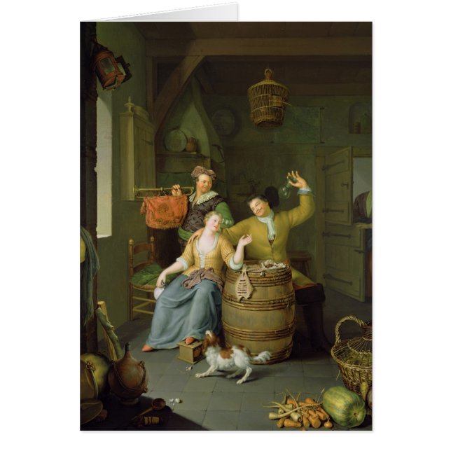 Innenraum mit einem feiernden Paar (Vorne)